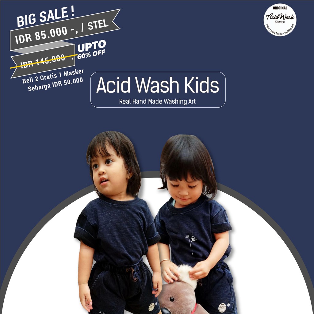 KAOS ANAK TIE DYE / KAOS ANAK WASHING / STELAN ANAK TIE DYE / STELAN ANAK WASHING.