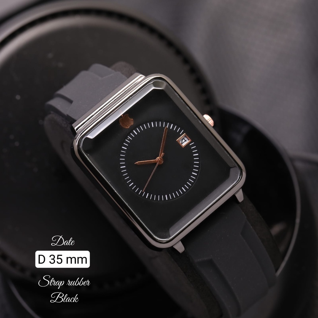 Jam Tangan Wanita/Cewek Digital Smart Watch  Iphone Rubber Tanggal On Free Box Kancing 3,5Cm