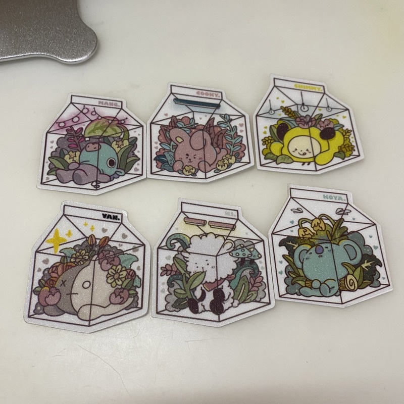 

BT21 Sticker Glitter