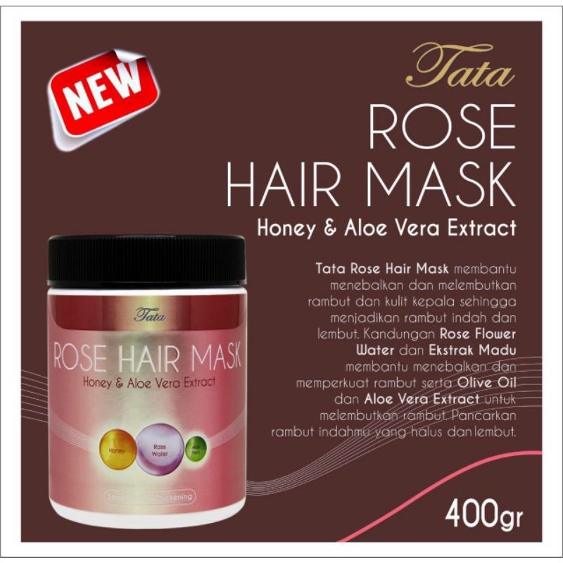 MS - Tata Hair Mask Susu 1kg (Kemasan Salon) ( HMS 1Kg ) / Creambath Rambut Kiloan Hair Mask Milk Hair Mask Rose 1000ML