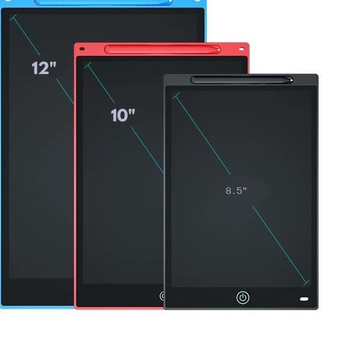 

Ready Stock LCD WRITING TABLET 12 INCH PAPAN TULIS ANAK DEWASA MULTI COLOR BOARD,,