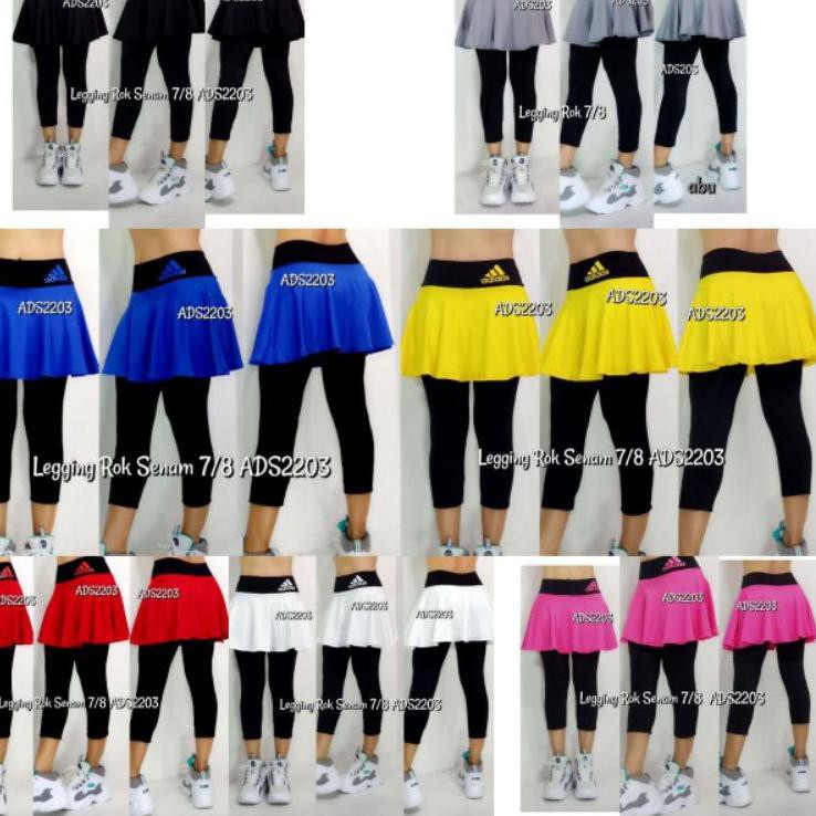 Sedang Diskon Legging Rok Senam 7/8 ADS2203