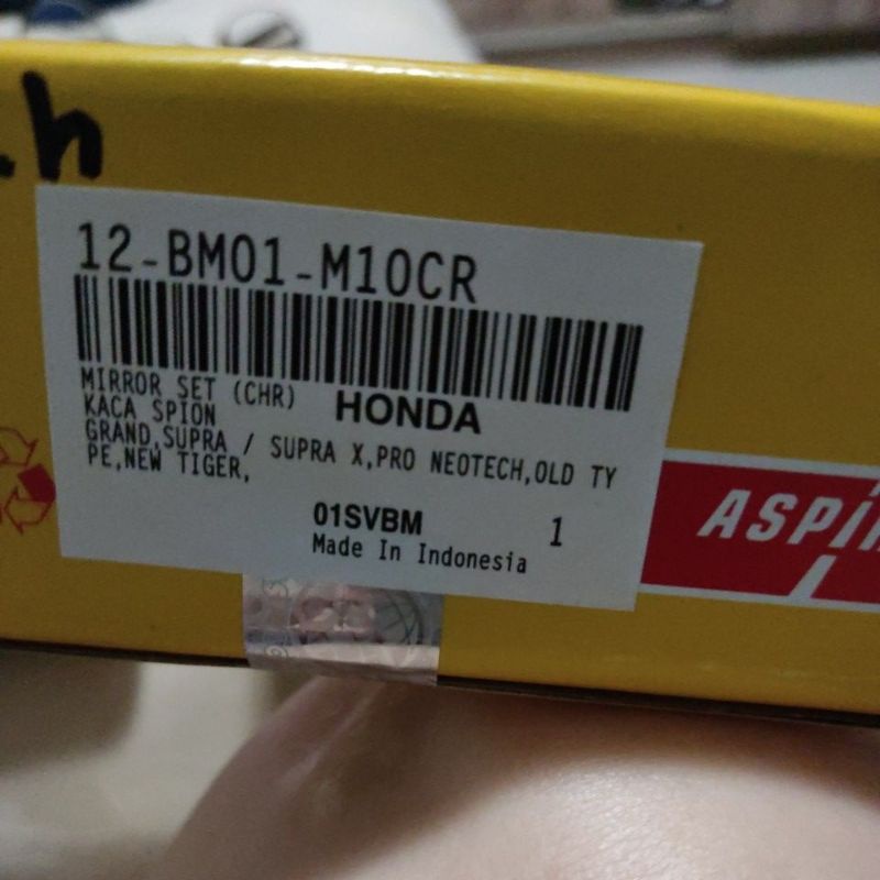 SPION ASPIRA GAGANG PENDEK CROM GRAND SUPRA MEGA PRO TIGER-1
