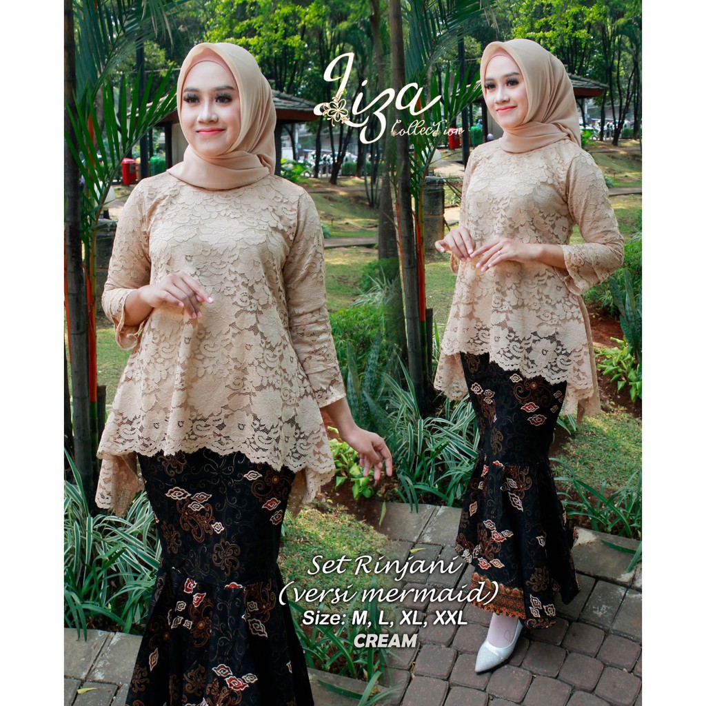 ADE&gt; NEW KEBAYA RINJANI ROK DUYUNG - KEBAYA BRUKAT IMPORT - BAJU KEBAYA WAKA WAKA - KEBAYA FASHION