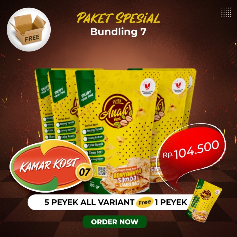 

PEYEK ANAK KOST PAKET SPESIAL KAMAR KOST 07