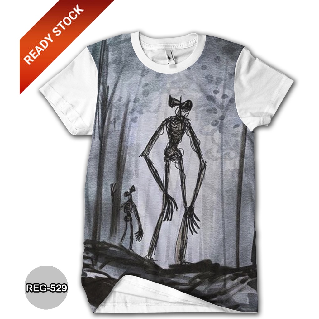 Baju Siren Head Baju DEWASA Anak Cowo 3D Serial Katun TV #REG-529