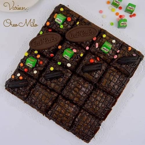 

Inicake - Brownies Panggang Oreo Milo 20 cm choco brownies