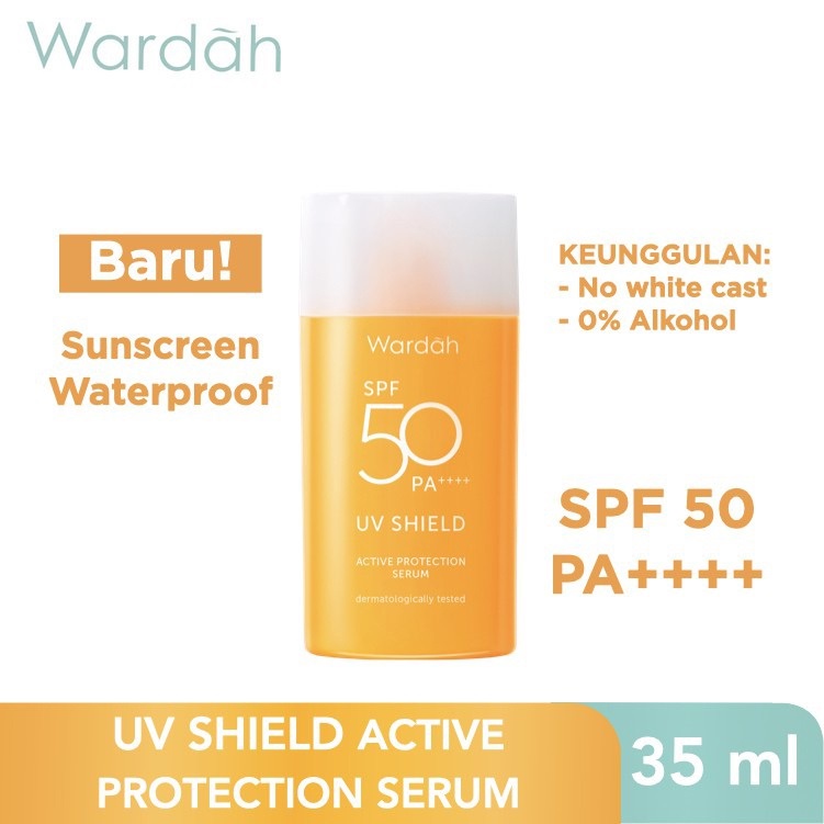 TIKTOK - Wardah UV Shield SPF 50 PA+++ | SPF 30 PA+++ | Aqua Fresh Esse | Protection Serum |Sunscreen Gel