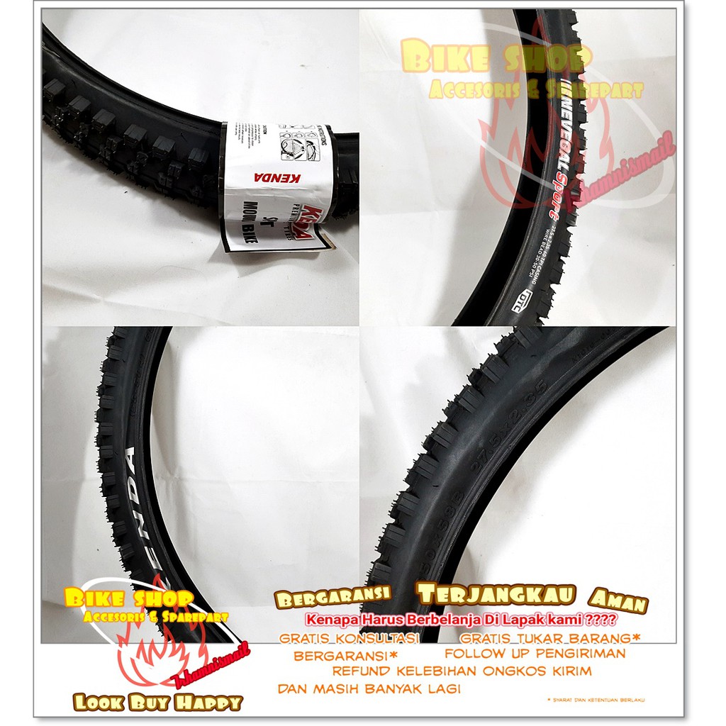 Ban Luar Sepeda Kenda Nevegal Sport 27.5 X 2.35 Lebar