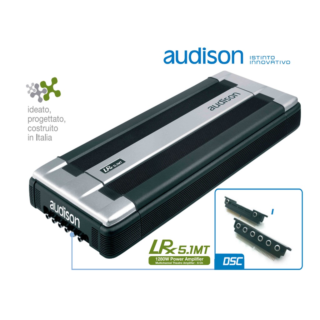 Audison LRX 5.1 MT 6 channel power amplifier