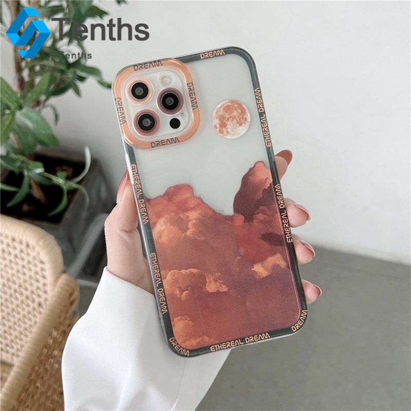 Oppo A78 A17 A17K A57 A96 A76 A16e A16 A16K A16e A15 A15S A95 A94 A93 A74 A54 4G Reno5 6 Pro A53 2020 A5 A9 2020 A5S A12 Casing Ins Dreamy Clouds Phone Case