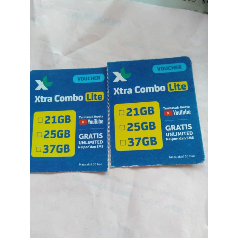 Voucher xl 21 GB