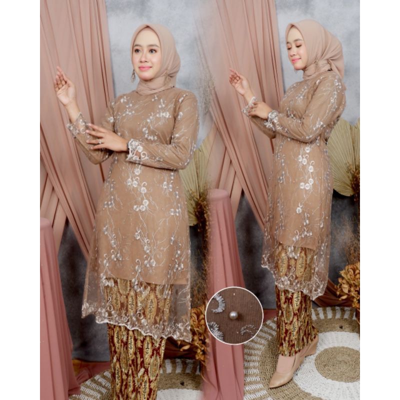 KEBAYA TERBARU/TUNIK CINDERELLA - KEBAYA TUNIK TULLE CINDERELLA -  KEBAYA MODERN -TUNIK KEBAYA TILLE