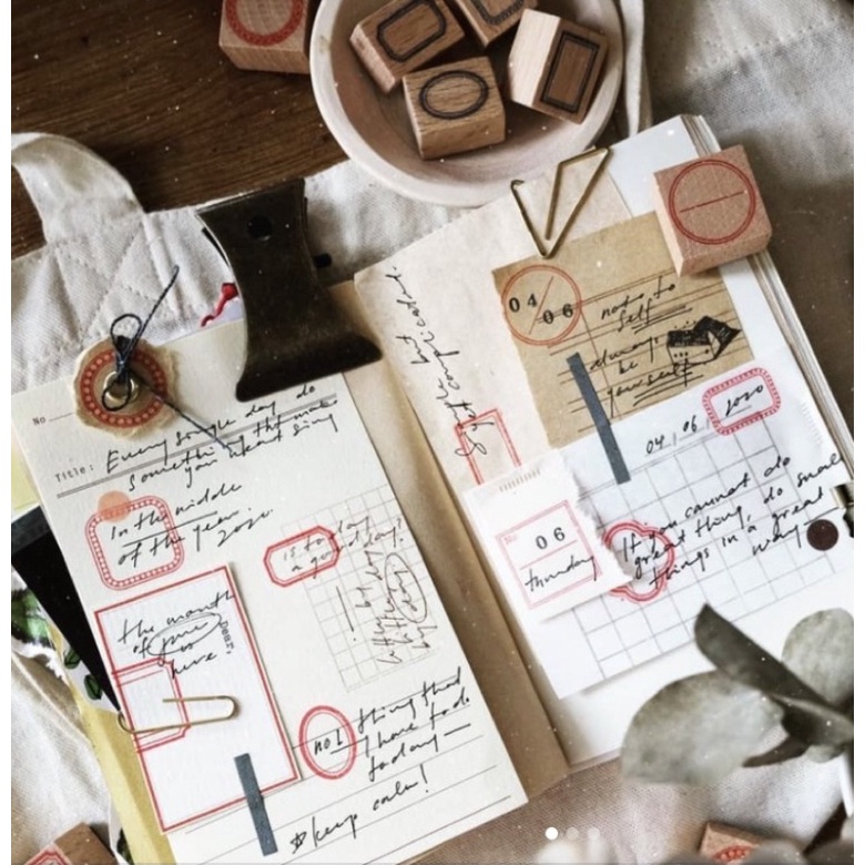 

Kurukynki Round & Square Frame Rubber Stamps