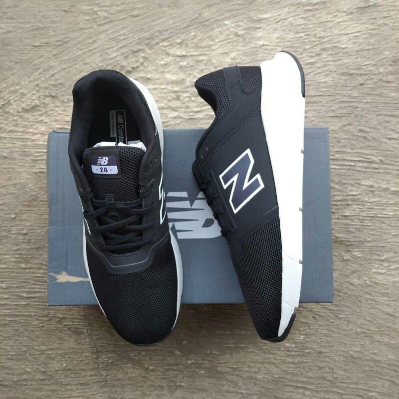 New balance 24 " black white "