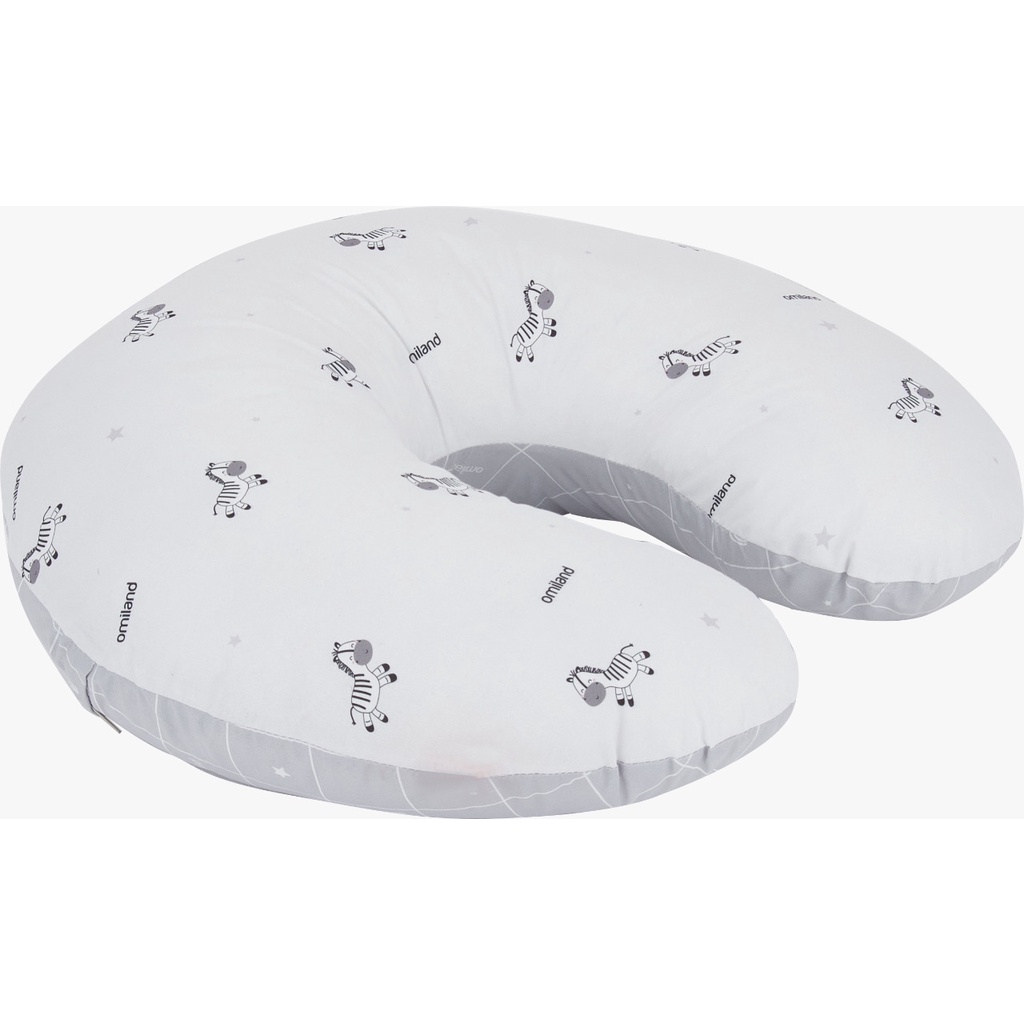 Omiland Nursing Pillow Bantal Menyusui + Free Bantal Lengan Peang Zebra Series