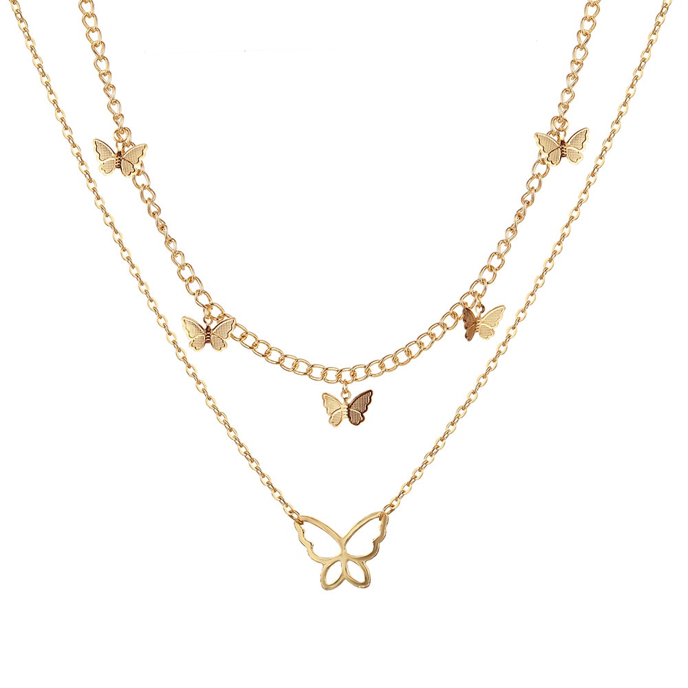 BUTTERFLY BUTTERFLY Kalung Choker Wanita Desain Kupukupubintang Untuk Pestahadiah 2020