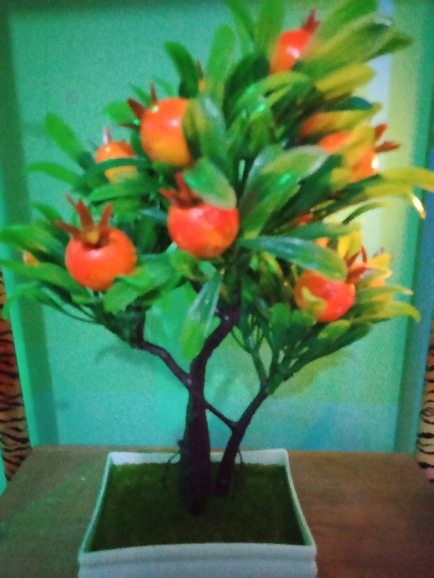 Bunga Bonsai Bulat Plastik Cod/ Bunga Tanaman Bunga Hias Pot Tanaman Hias Dekorasi Rumah