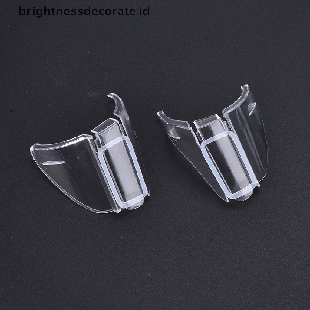 2 Pcs Kacamata Pelindung universal flexible Warna Bening Untuk Keamanan