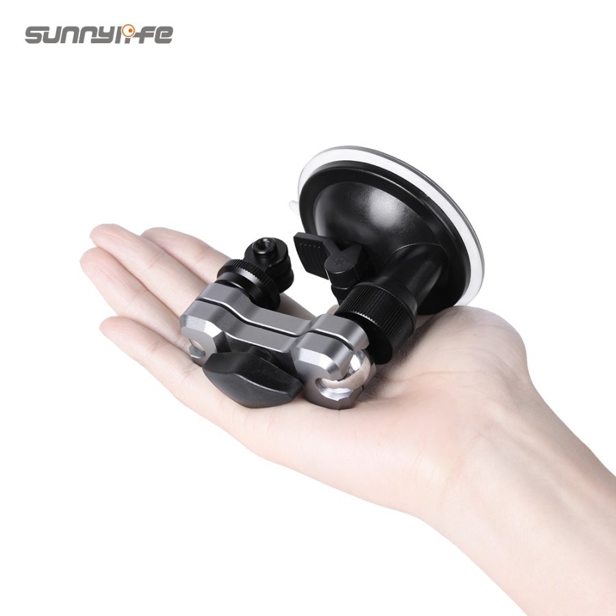 Sunnylife Angles Adjustable Metal car suction for Gopro Osmo Pocket 2