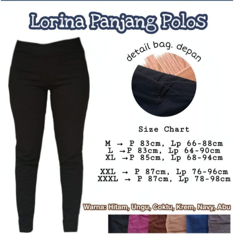 LEGGING LORINA PANJANG UK L, XL - KATUN STRECH