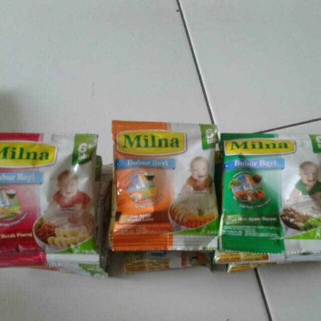 Milna bubur bayi sachet 20g