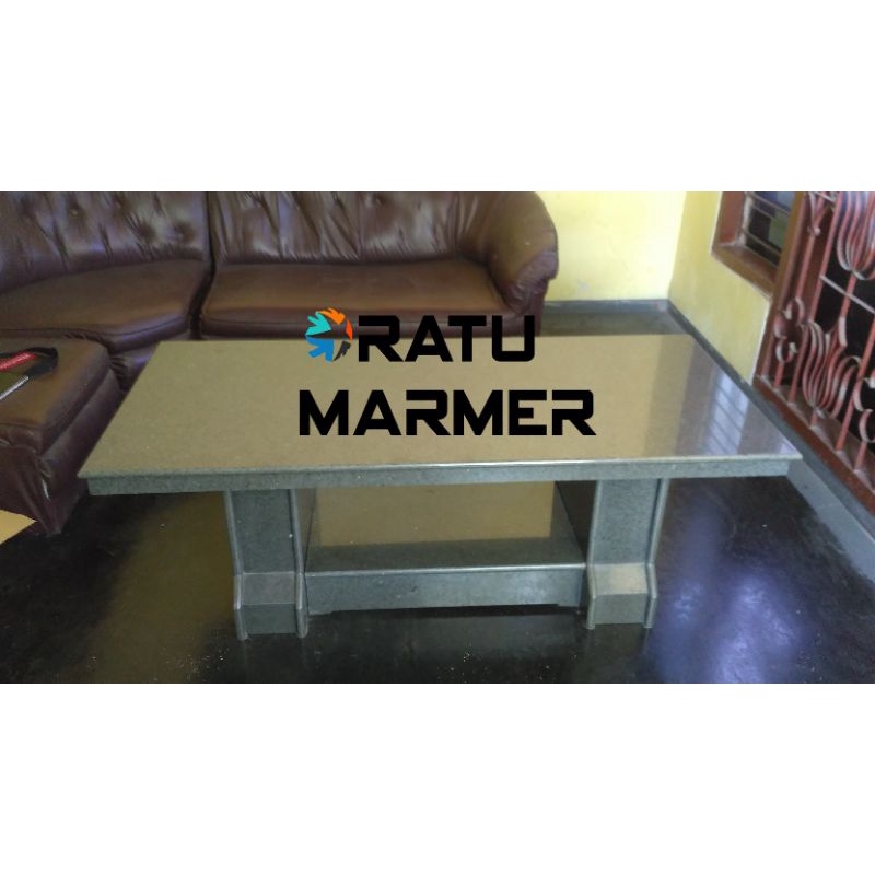 Meja Tamu Granit Abu2 Model Klasik Tulungagung