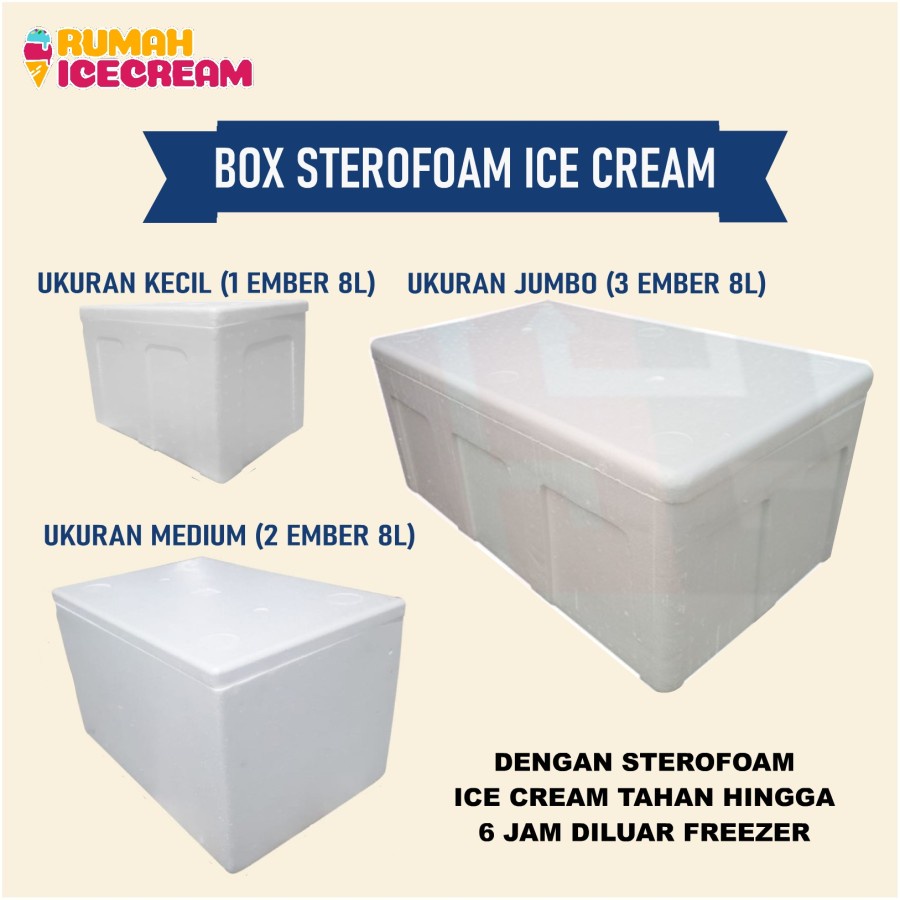 

Box Sterofoam Ice Cream