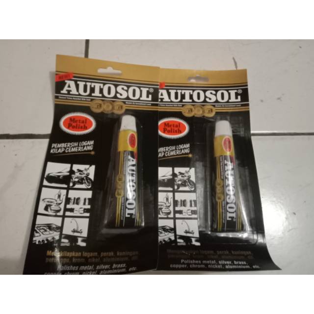 Autosol Metal Polish 15Gr pembersih pengkilap besi Logam Serbaguna
