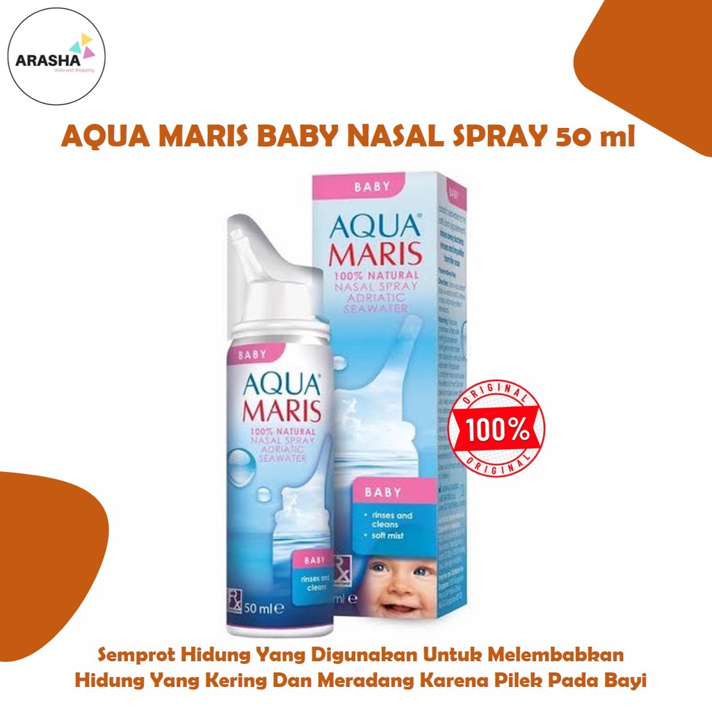 Jual AQUA MARIS BABY NASAL SPRAY 50 ML semprot hidung bayi karena pilek