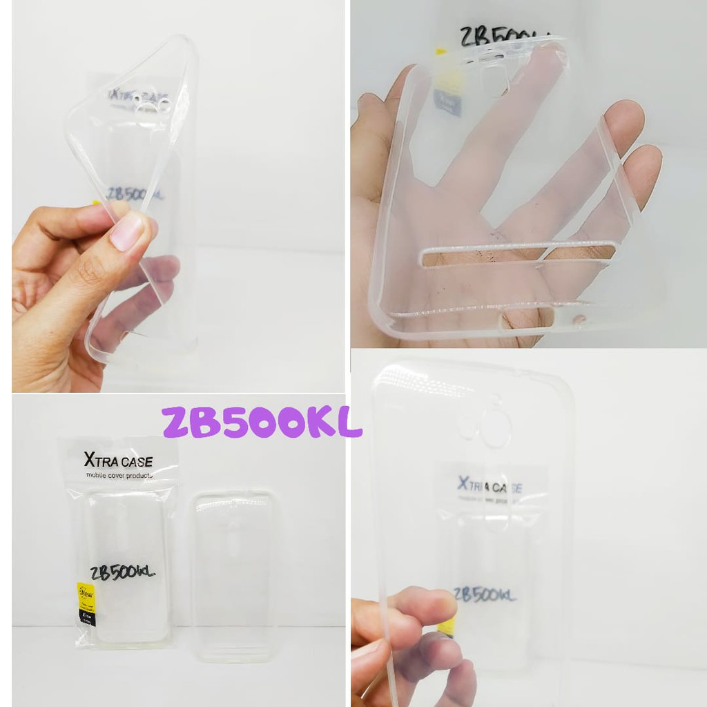 Silikon Premium Case Zenfone Go B 5.0 inchi Soft Case ZB500KL Ultra Thin Ultra Clear