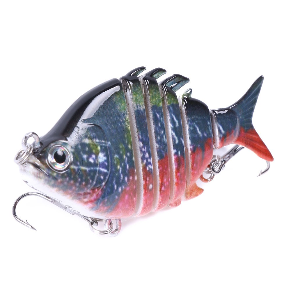 HENGJIA 1PCS Mini 6.35cm/9.3g Umpan Pancing Ikan Jointed Minnow Fishing Lure Bass Bait Kail Tackle