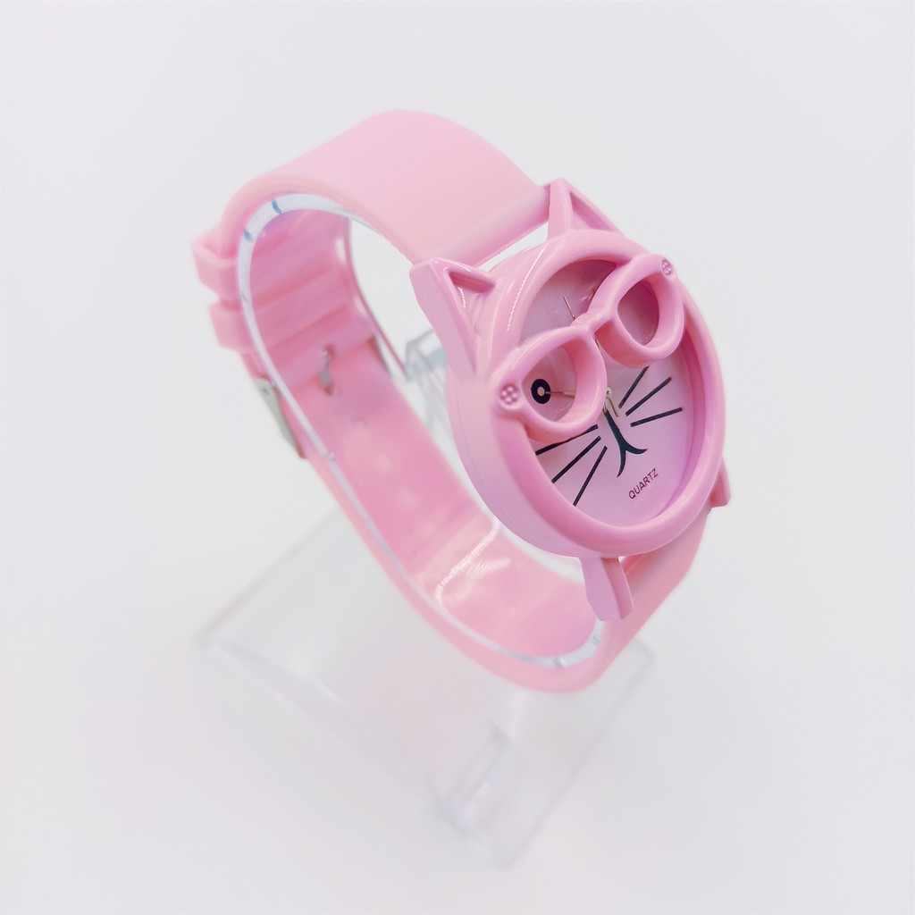 ✅COD [READY STOCK] JAM TANGAN KUCING JELLY ANGKA RUBBER BARU FASHION JAM TANGAN WANITA GROSIR  W19