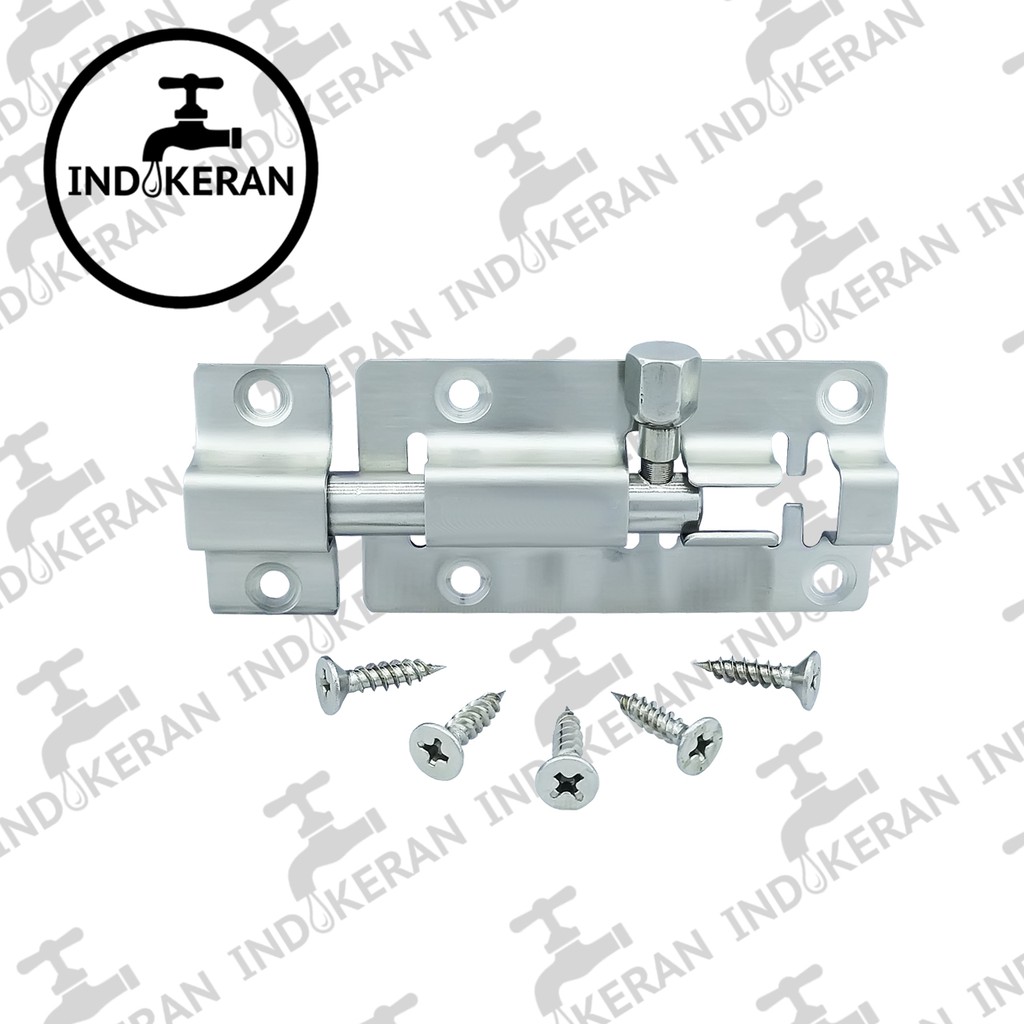 INDOKERAN - Grendel Pintu Slot Stainless Anti Karat - High Quality