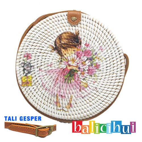 BALICIHUI TAS ROTAN BALI DECO LITTLE GIRL