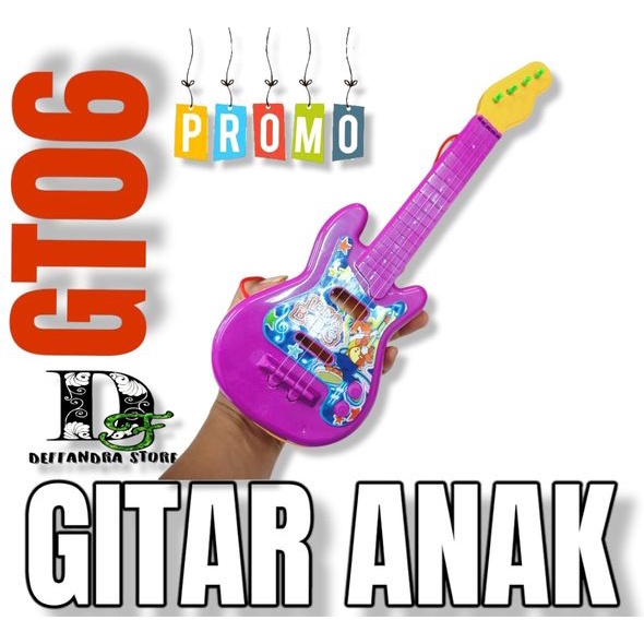 gitar mainan anak berkualitas - gitar little band - mainan gitar anak