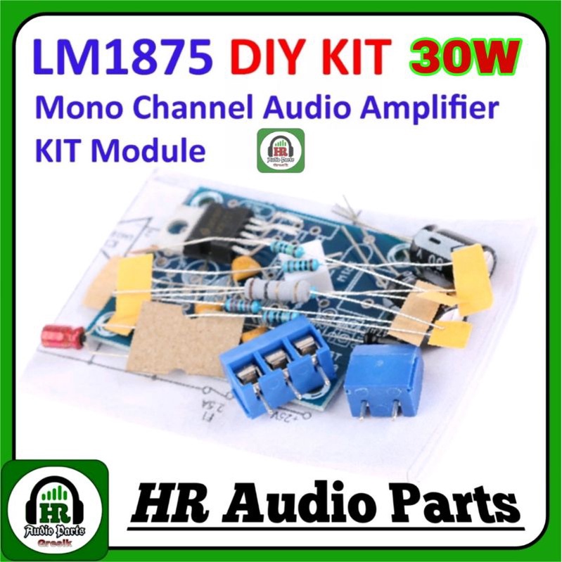 LM1875T mono 30W amplifier board speaker power amplifier PCB DIY kit LM1875 .