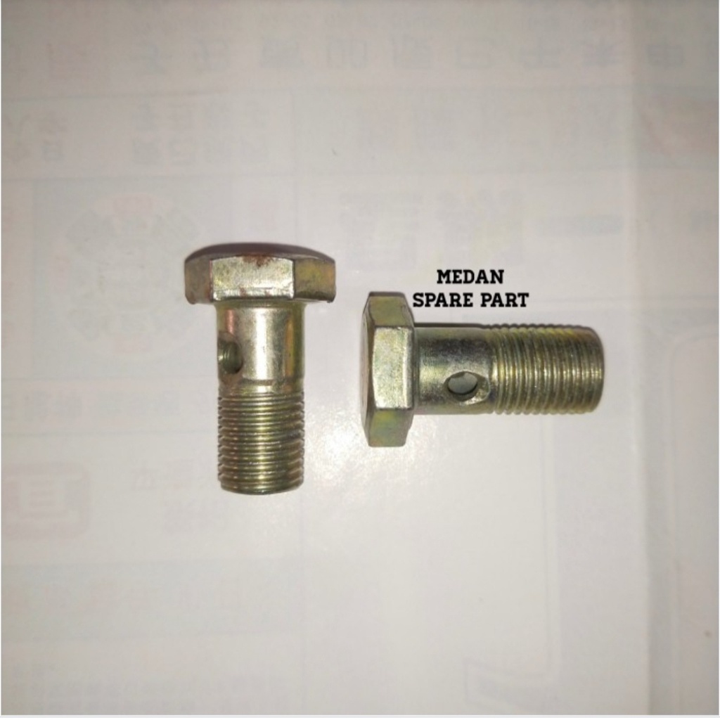 Baut Solar 12MM Banjo Nipple M12 Benyo Minyak Diesel Universal