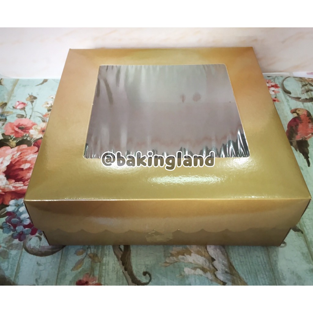 dus kue gold 20 x 20cm