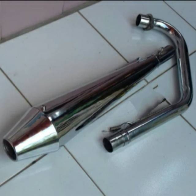 Knalpot CB GL Tiger Megapro Japstyle