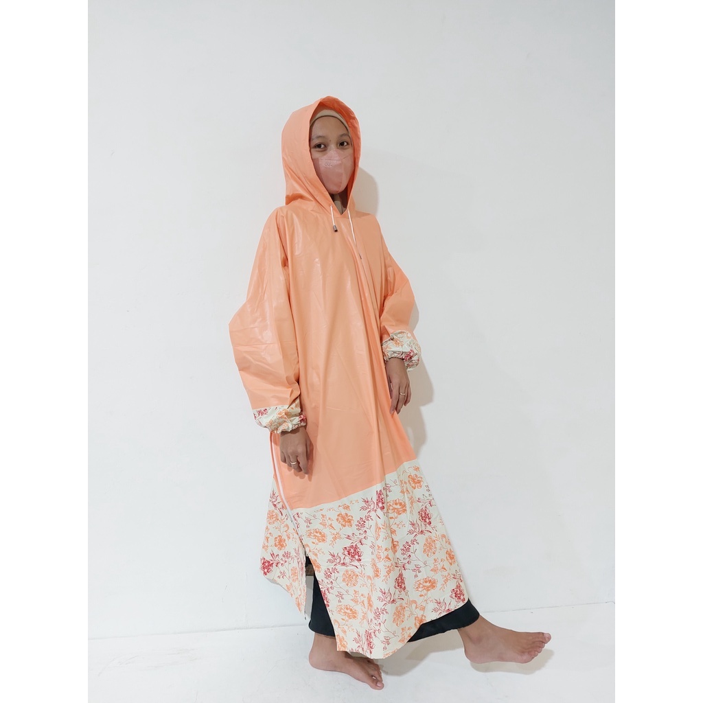 Jas Hujan Gamis Muslimah Terbaru Aisha Type 68340 Tiger Head