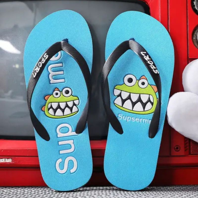 Sandal Flip Flop Terbaru - Sandal Motif CROPY Anti Slip