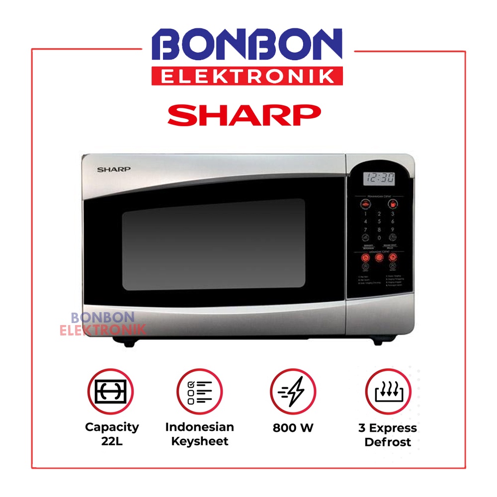 Sharp Microwave Oven 22 Liter R-25C1(S)IN 22L / R25C1(S)IN