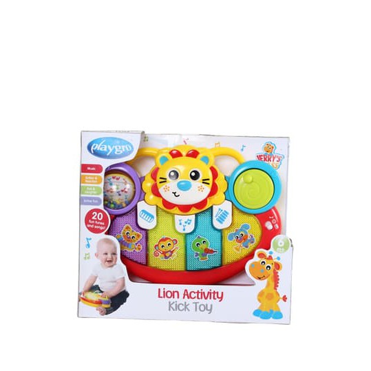 playgro Lion Activity Kick Toy