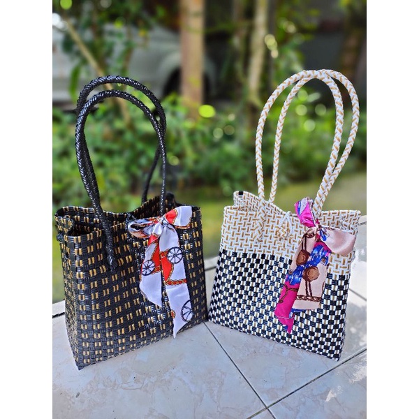 tas jali/Tote bag jali/tas jali size M/tas kekinian/tas bali