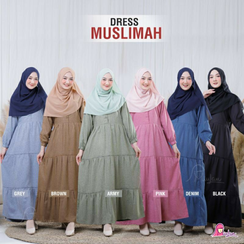Dress Muslimah by Miulan / Gamis muslim