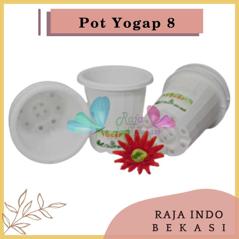 Pot Yogap 8 Putih Pot Yogap 10 13 15 17 18 19 25 30 Pot Yogap Murah