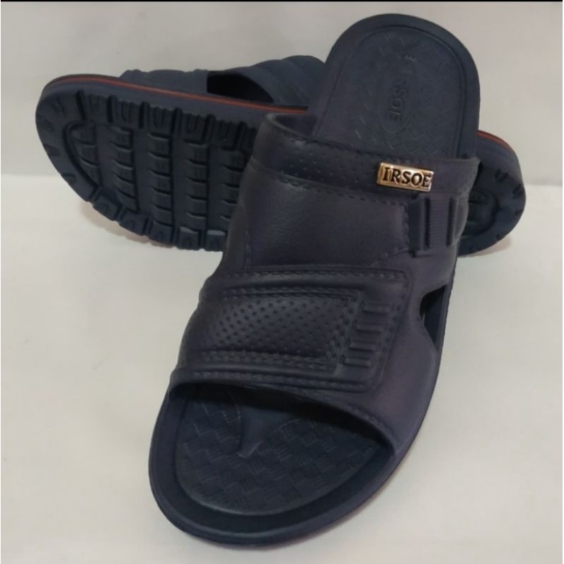 Sandal Murah Jumbo S40-44 Irsoe Sendal Selop Karet Pria