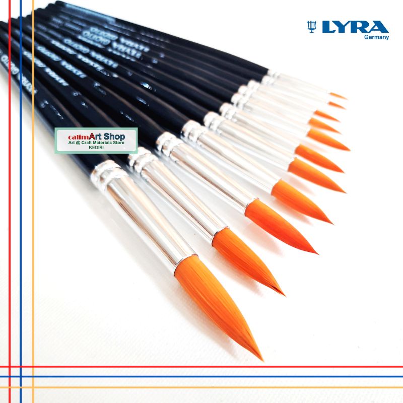 Kuas Lancip Lyra Giotto Round- Kuas Lyra
