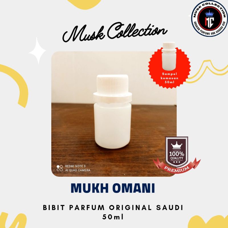 Bibit Parfum Saudi Original Mukhallat Omani  Kemasan Repack 50ml